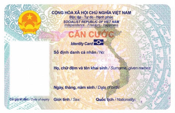 Giá trị sử dụng và nội dung thể hiện trên thẻ căn cước